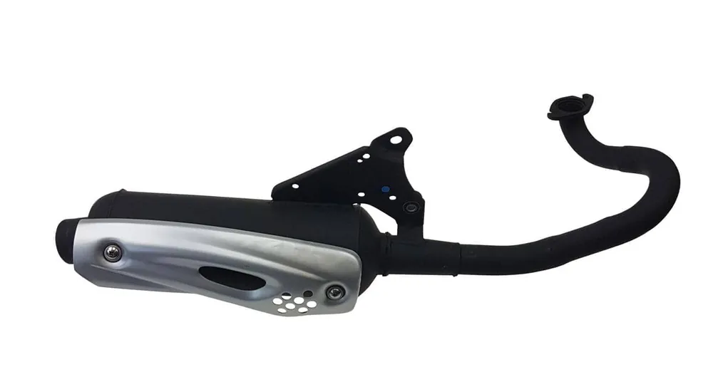 Saisonangebot PGO PMX 110 Auspuff-Topf 110ccm 2Takt Auspuff Roller Endschalldämpfer 110cc 2T Auspuffanlage Endtopf Schalldämpfer