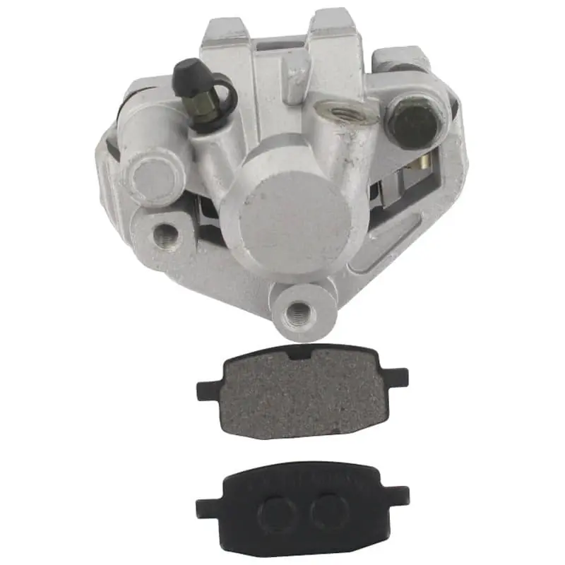 Rex CAPRIOLO 50 Bremssattel Scooter Mofa Bremszange silber 50ccm 4Takt 139QMB JSD50QT-13 50cc 4T 139QMA vorne links Neue Ware