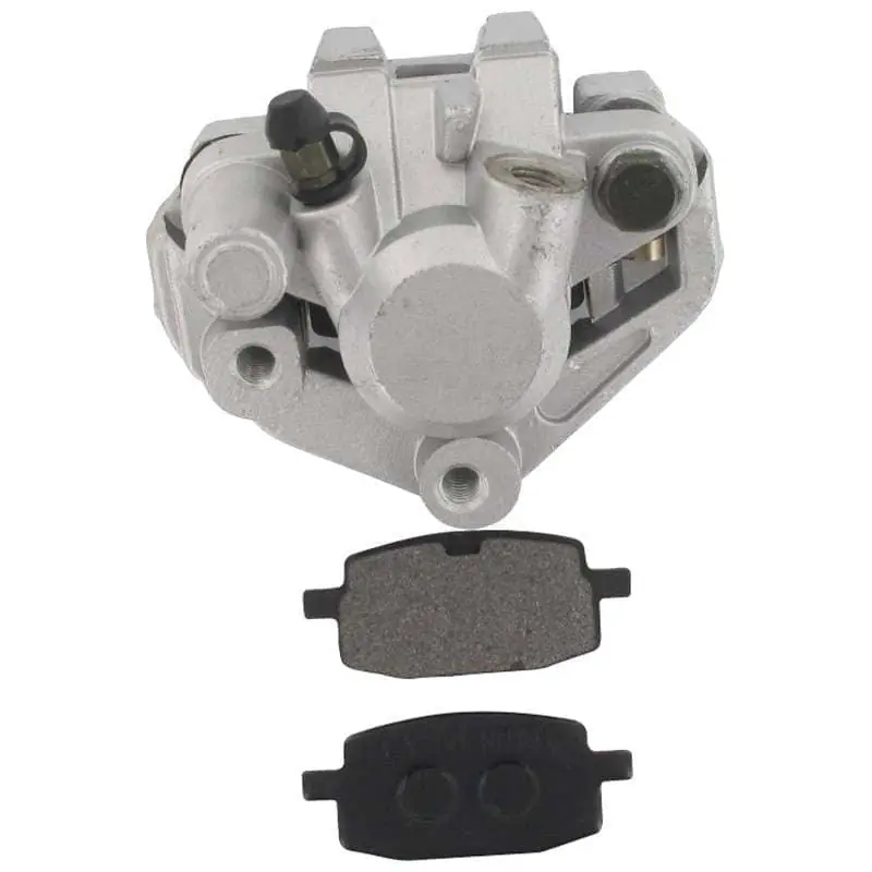 Jetzt Kaufen Rex RS450 Bremsvorrichung Bremssattel silber Roller Bremszange 50ccm 4Takt 139QMB JSD50QT-13 50cc 4T 139QMA vorne links