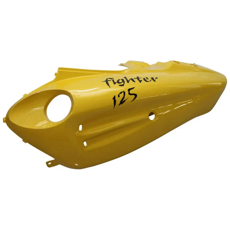Preisknaller Rex RS1000 125cc Heck-Cover Heckschürze Seitenteil 125ccm 4Takt 152QMI YY125QT-28 4T GY6 Seitenverkleidung Heckverkleidung