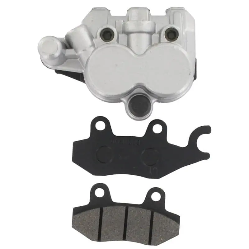 Rex RS1000 Brems-Zange Scooter Mofa Bremszange Roller Bremssattel silber 125ccm 4Takt 152QMI YY125QT-28 125cc 4T GY6 vorne Direkt Vom Hersteller