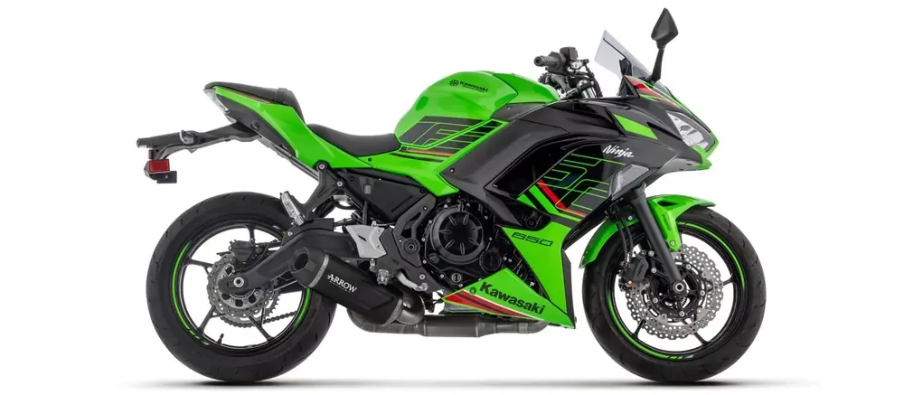 Wochenendangebot ARROW INDY RACE EVO Endschalldämpfer passend für Kawasaki Ninja 650 & Z 650 24-25