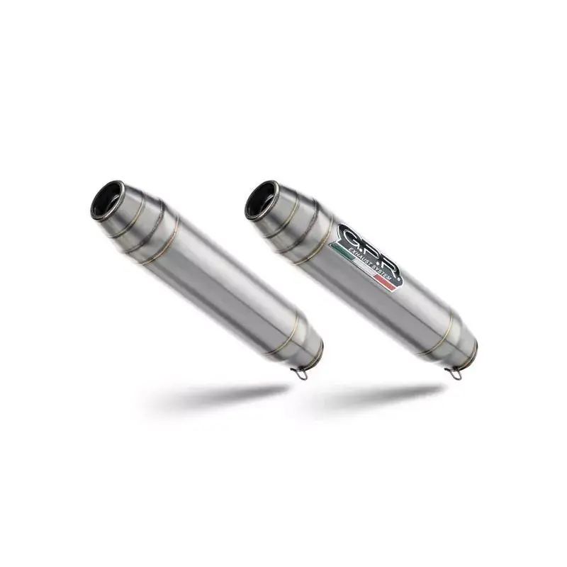 Sale GPR Deeptone Inox Double Racing Slip-On Auspuff passend für Royal Enfield Interceptor 650 2021-2025