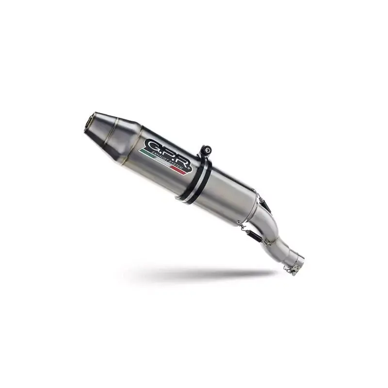 GPR Exhaust Slip-On Auspuff passend für Polaris Sportsman 850 H.O. / EPS / SP 2009–2016, Satinox ATV, homologiert Solange Der Vorrat Reicht