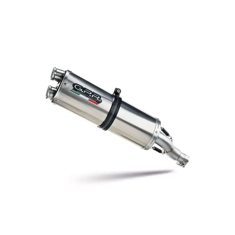 Abverkauf GPR Exhaust Dual Inox Slip-On Auspuff passend für Honda XL750 Transalp 2023–2025