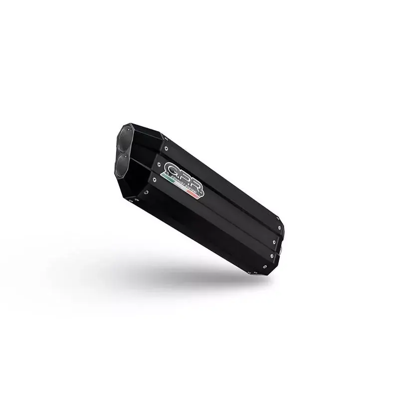 Zertifiziert GPR Hyper Sonic Black Titanium Auspuff passend für Suzuki V-STROM DL 800 DE - SE 2023-2025