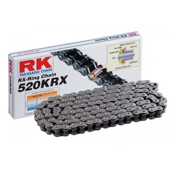Sale RK Antriebskette 520KRX 092 Glieder offen mit Nietschloss passend für Yamaha und Barossa/SMC