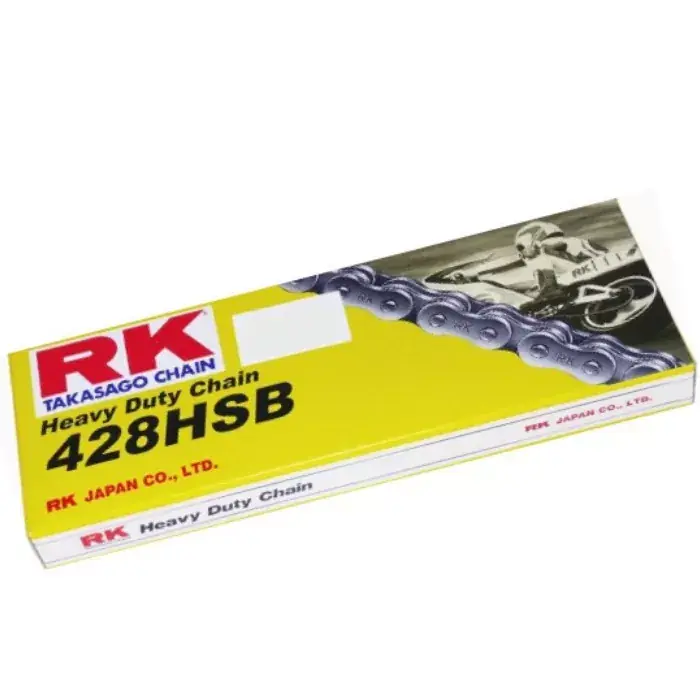 RK Antriebskette 428HSB, 128 Glieder, offen mit Clipschloss passend für Honda und Yamaha Aktuell