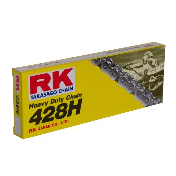 Neue Kollektion RK Antriebskette 428H, 104 Glieder, offen mit Clipschloss