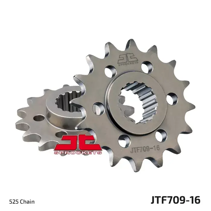 Ritzel 16Z 525 Feinverzahnt passend für Aprilia Dorsoduro 900, Shiver 900 Markenprodukt