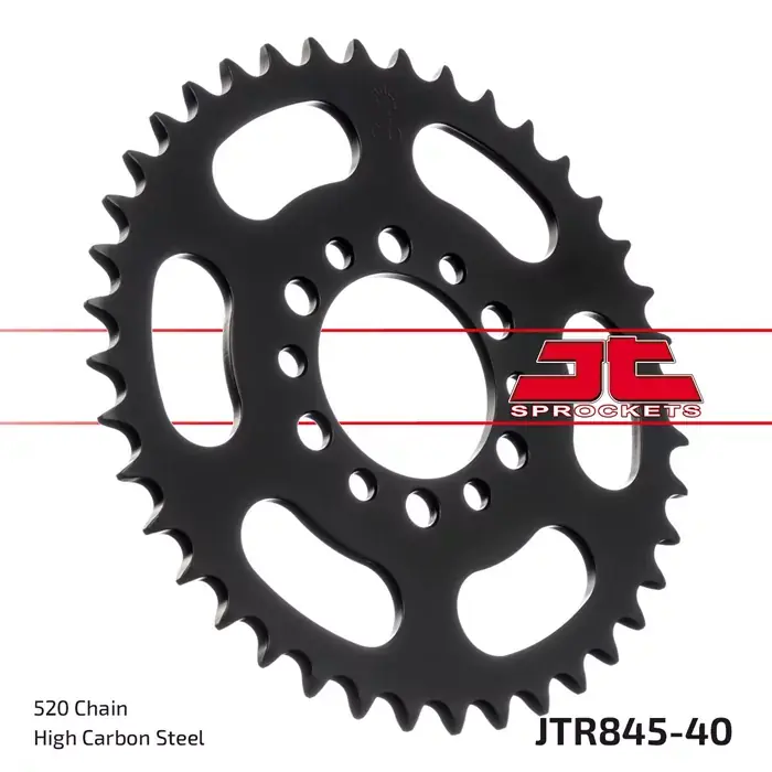 Schneller Versand Kettenrad 40Z 520 SW Innen Ø 062 Lochkreis 080 passend für Yamaha SR 250 / XT 250