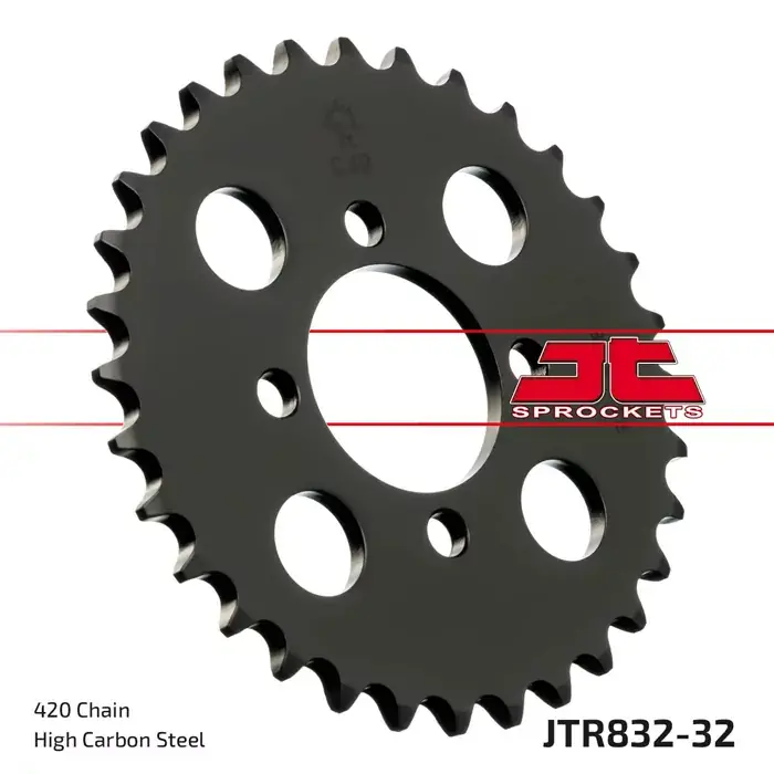 Kettenrad 32Z 420 SW Innen Ø 044 Lochkreis 060 passend für Yamaha DT Highlight