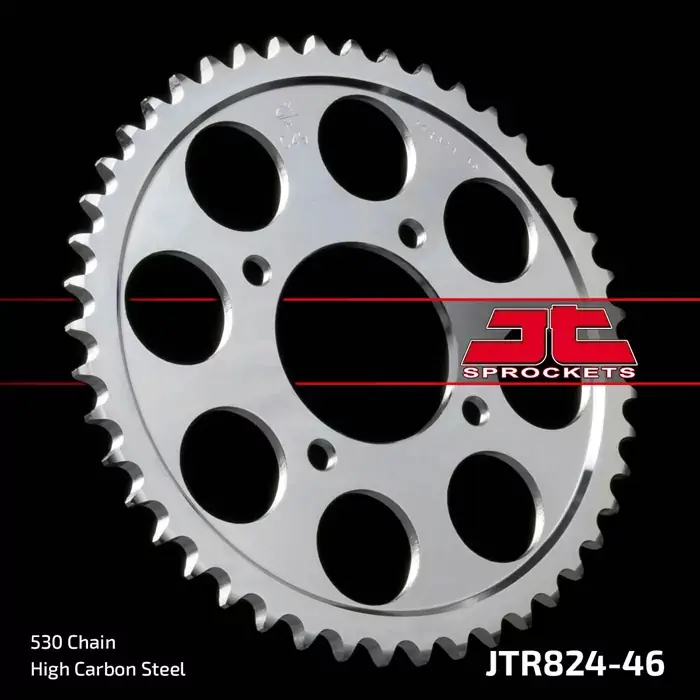 Kettenrad 46Z 530 SI Innen Ø 76 Lochkreis 100 Expressversand