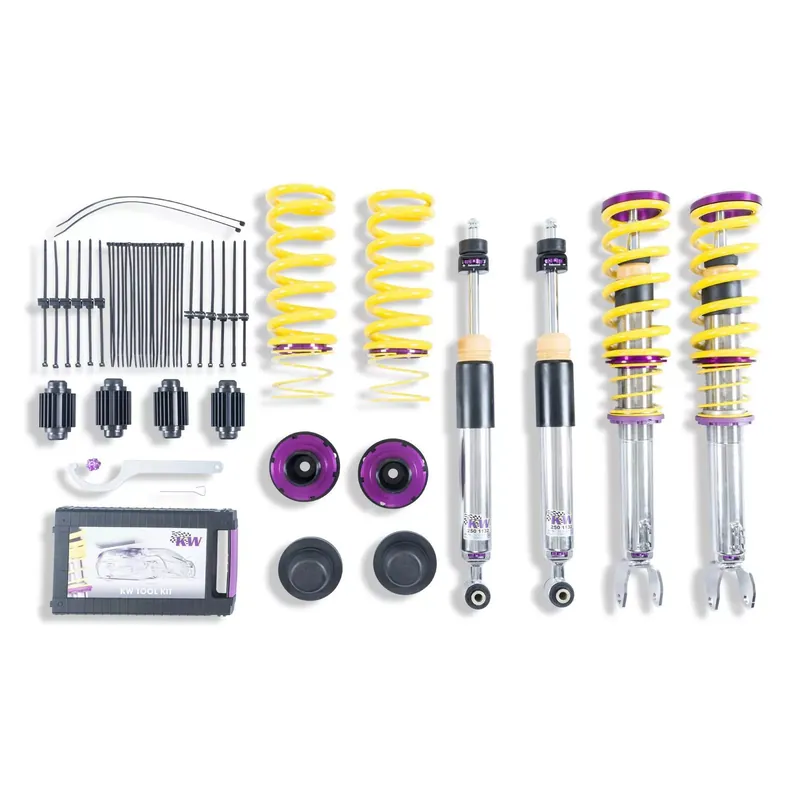 Highlight KW Gewindefahrwerk V3 inox passend für Mercedes-Benz C-Klasse Coupe (C205) 10/2015–04/2023