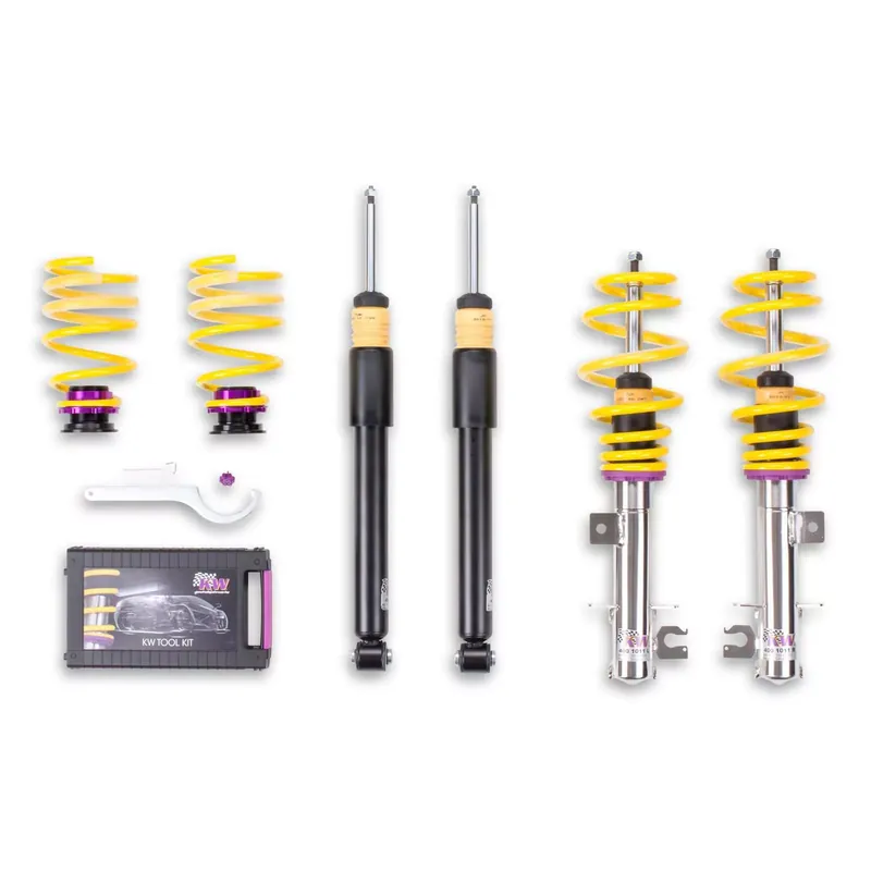 KW Gewindefahrwerk V1 inox passend für OPEL ADAM (M13) S-D 10/2012-05/2019 Rabatt