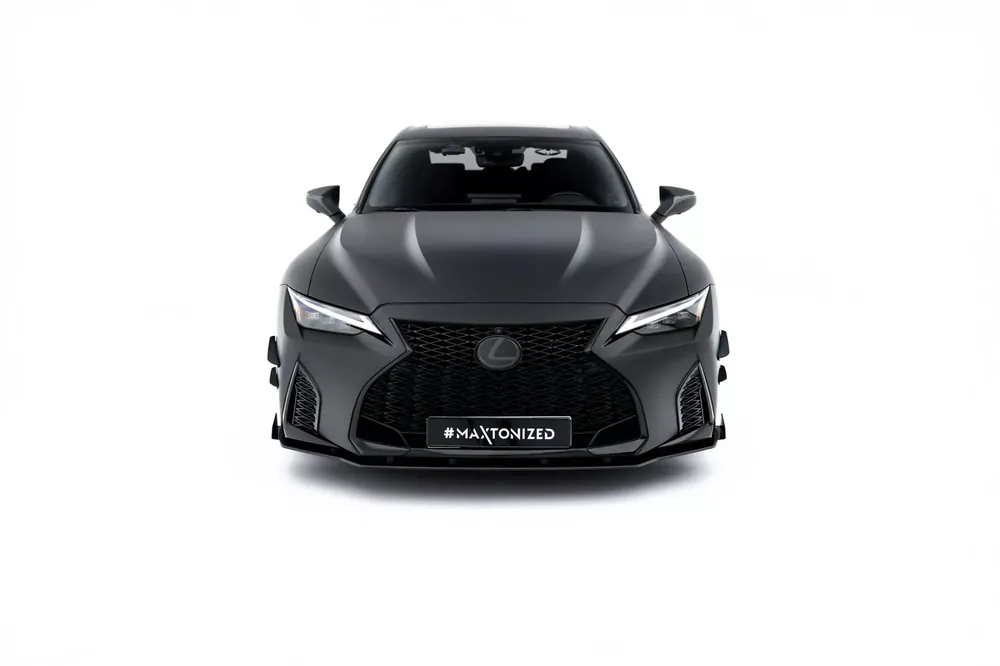 Street Pro Front Ansatz + Flaps passend für Lexus IS 500 Mk3 Facelift 2 (XE30) Garantierte Lieferung