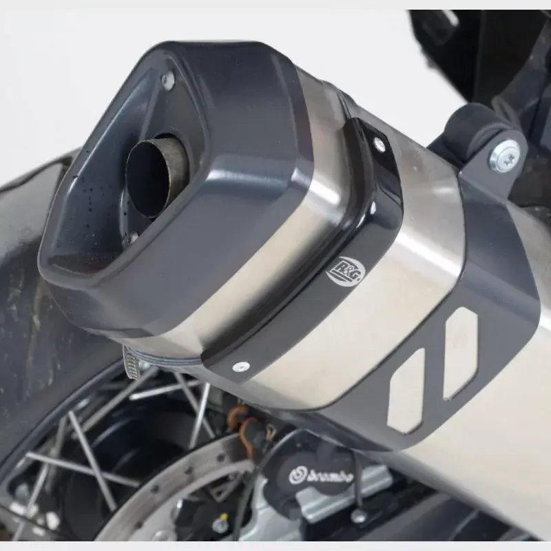 Geprüft R&G Auspuff Protektor passend für KTM Adventure 1050 / 1090 / 1190 ab 2013