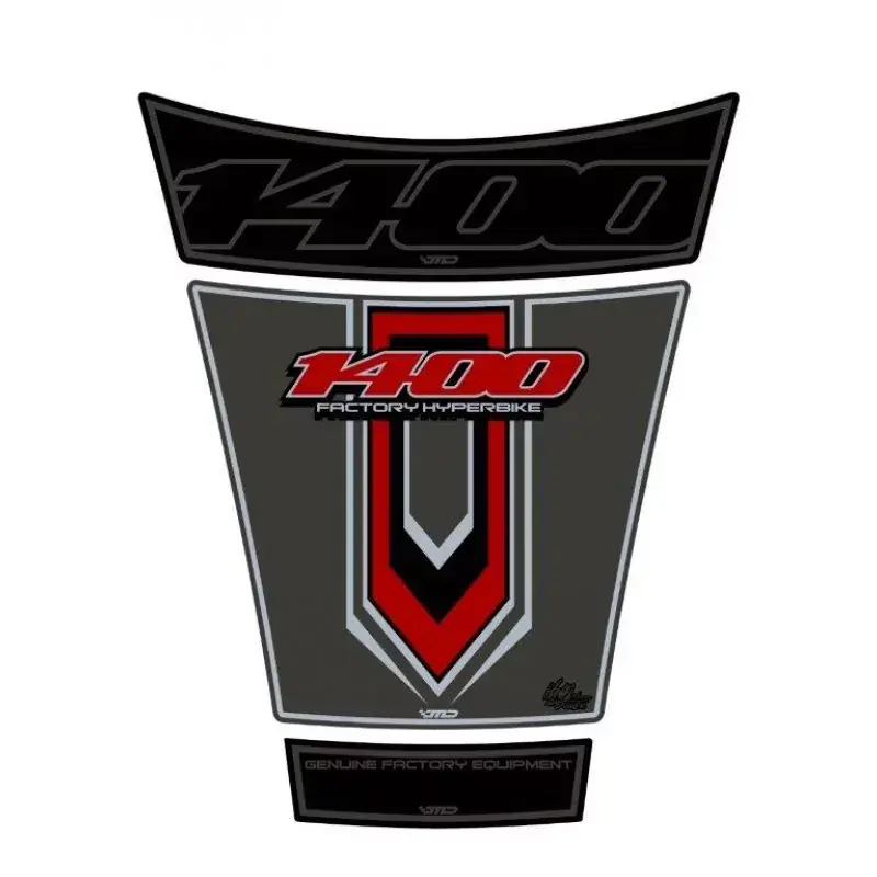 Motografix 3D Gel Tank Pad Protector passend für Suzuki GSX 1400 Black / Silver TS022KS Jetzt Kaufen