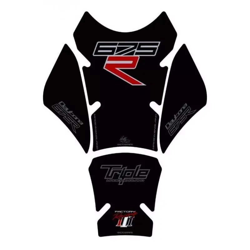 Preiswert Motografix 3D Gel Tank Pad Protector TT022KK passend für Triumph Daytona 675 R