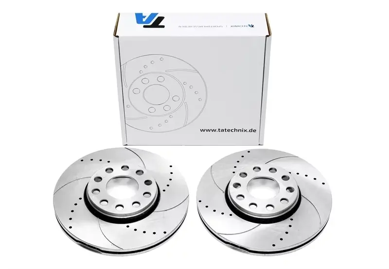 TA Technix Sport Bremsscheiben Satz Vorderachse passend für Skoda Superb / VW Passat 3B Abverkauf
