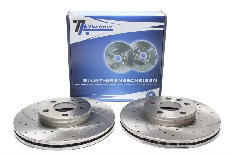 Finale Aktion TA Technix Sport Bremsscheiben Satz Vorderachse passend für Ford Galaxy / Seat Alhambra / VW Sharan / T4