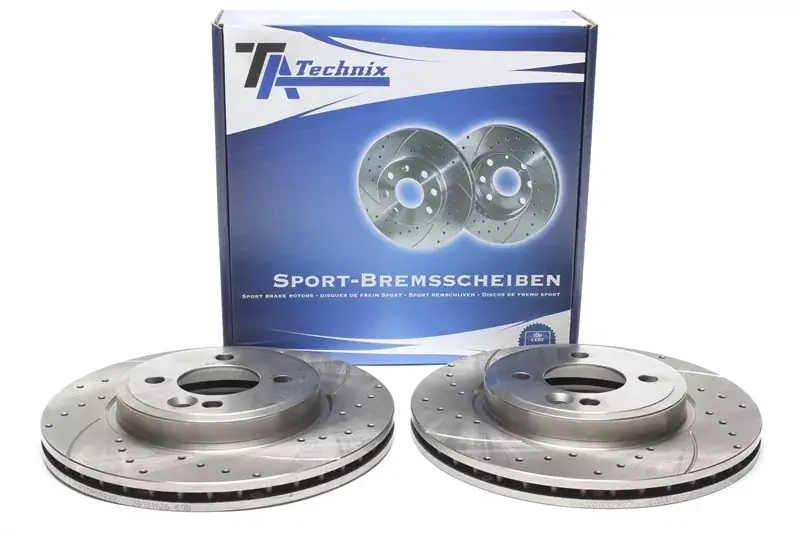 TA Technix Sport Bremsscheiben Satz Vorderachse passend für Mini R50 Echt