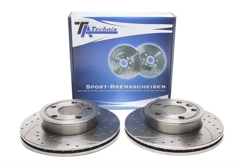 Mega-Angebot TA Technix Sport Bremsscheiben Satz Vorderachse passend für VW T4