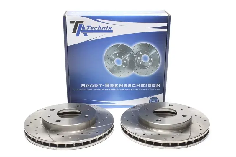Preisreduziert TA Technix Sport Bremsscheiben Satz Vorderachse passend für Hyundai / KIA / Mitsubishi / Volvo