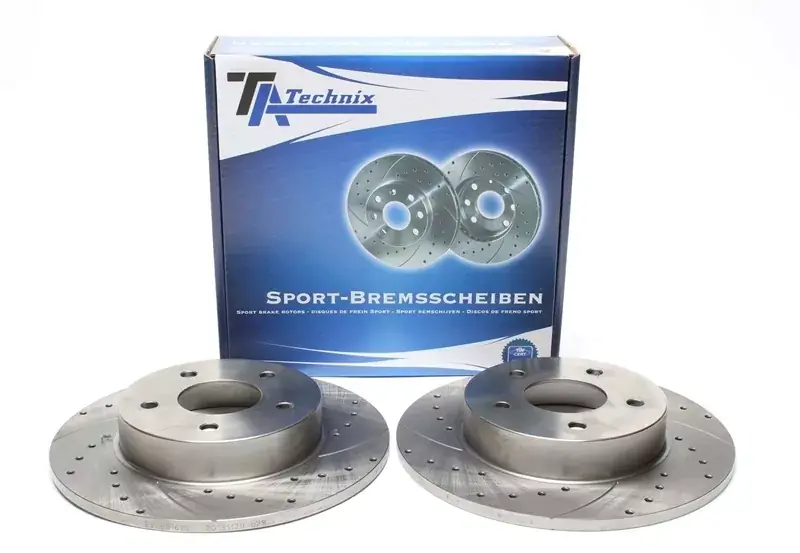 Jetzt Kaufen TA Technix Sport Bremsscheiben Satz Hinterachse passend für Nissan Almera / Primera