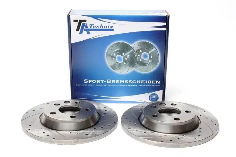 Wochenendangebot TA Technix Sport Bremsscheiben Satz Hinterachse passend für Ford Galaxy / Seat Alhambra / VW Sharan / T4