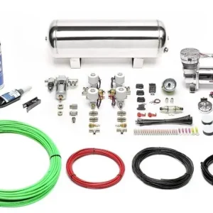 Angebot TA Technix Lufterzeugungskit 480er Viair Kompressor / 11,5L Chromtank / Anzeige Weiß / Schlauch Grün