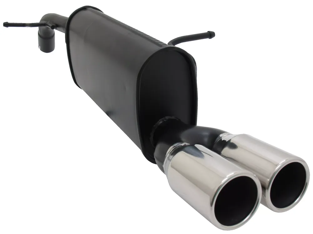 Novus Sportauspuff passend für Peugeot 207 2x76mm Edelstahl Neue Kollektion