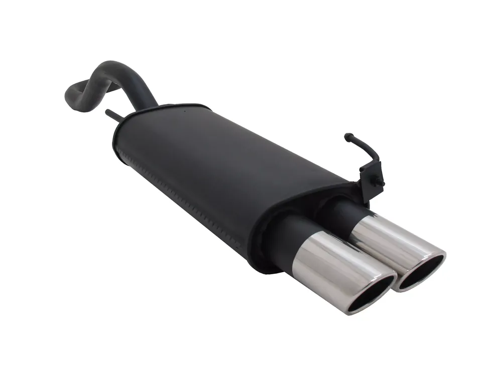 Preiswert Novus Sportauspuff passend für VW Polo 4 6N/6N2 2x76mm SR-Design