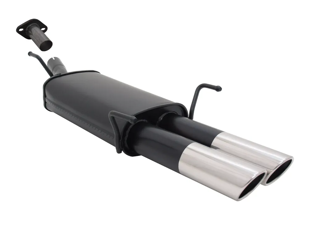 Sale Novus Sportauspuff passend für Opel Astra G Coupe / Cabrio 2x76mm SR-Design