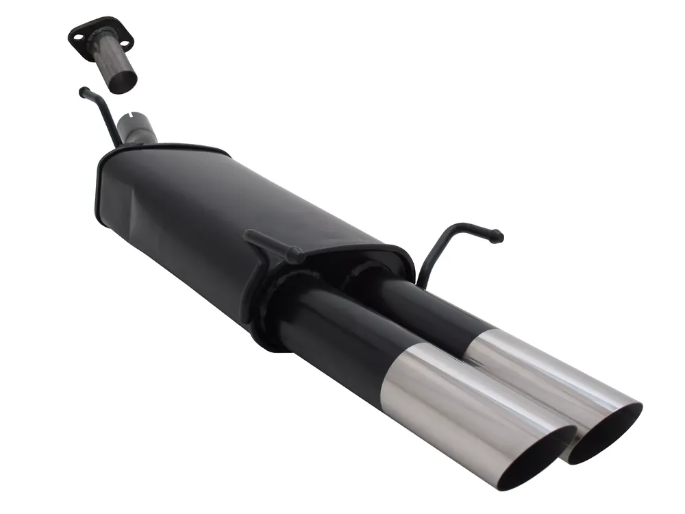 Neue Ware Novus Sportauspuff passend für Opel Astra G Coupe / Cabrio 2x76mm MS-Design