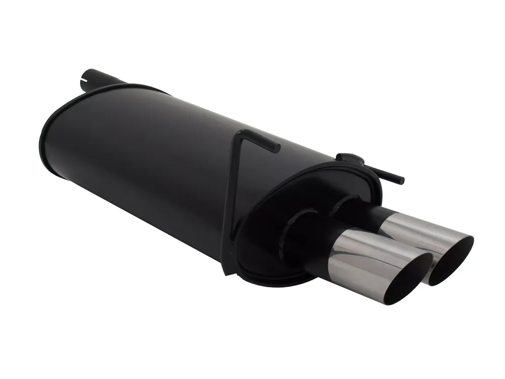 Novus Sportauspuff passend für Mercedes C-Klasse W202 / W208 2x76mm MS-Design Begrenztes Angebot