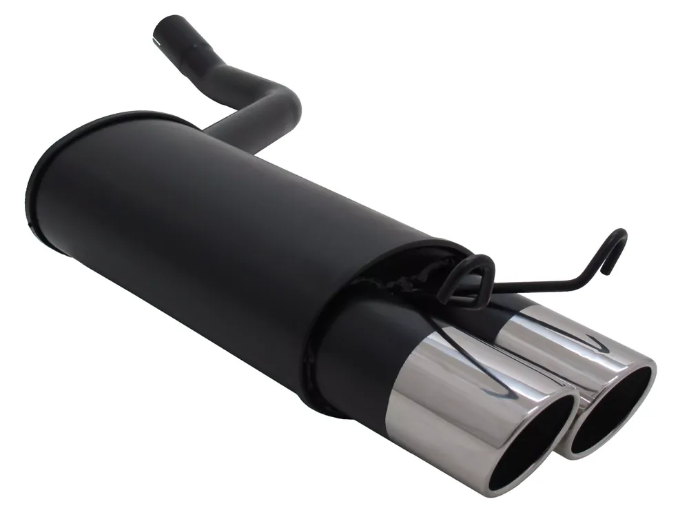 Echt Novus Sportauspuff passend für Mercedes 190 W201 2x90mm SR-Design