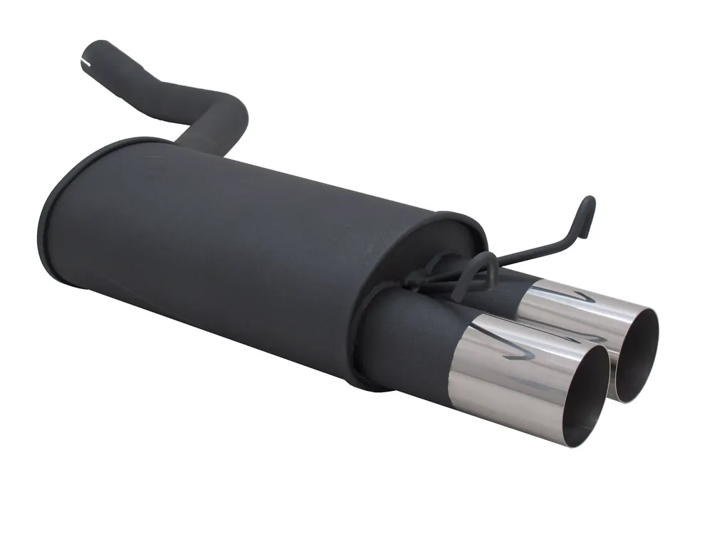 Novus Sportauspuff passend für Mercedes 190 W201 2x76mm RL-Design Direkt Vom Hersteller