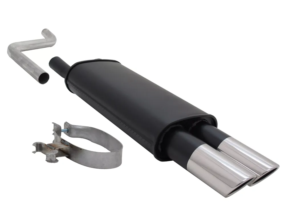 Novus Sportauspuff passend für VW Polo 2/3 86C 2x90mm SR-Design Direkt Vom Hersteller