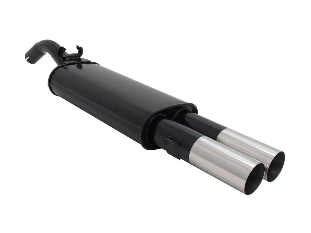Bestseller Novus Sportauspuff passend für VW Golf 2 19E 2x76mm RL-Design
