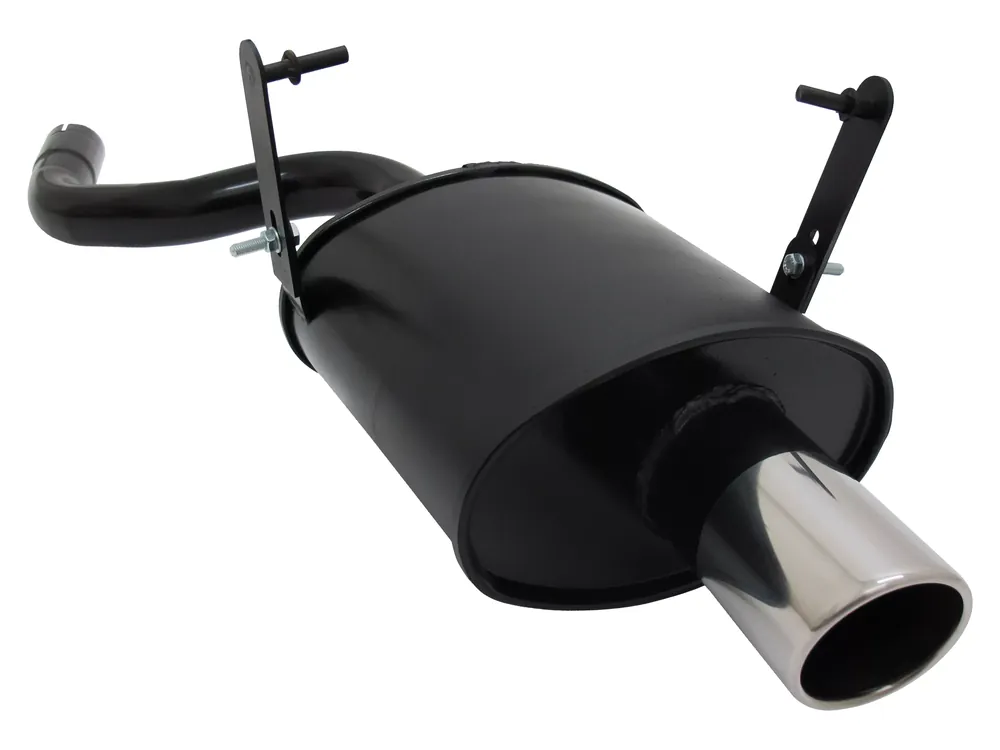Meistverkauft Novus Sportauspuff passend für Mini Cooper / One / Cabrio (R50/R52/R53) 1x90mm SR-Design