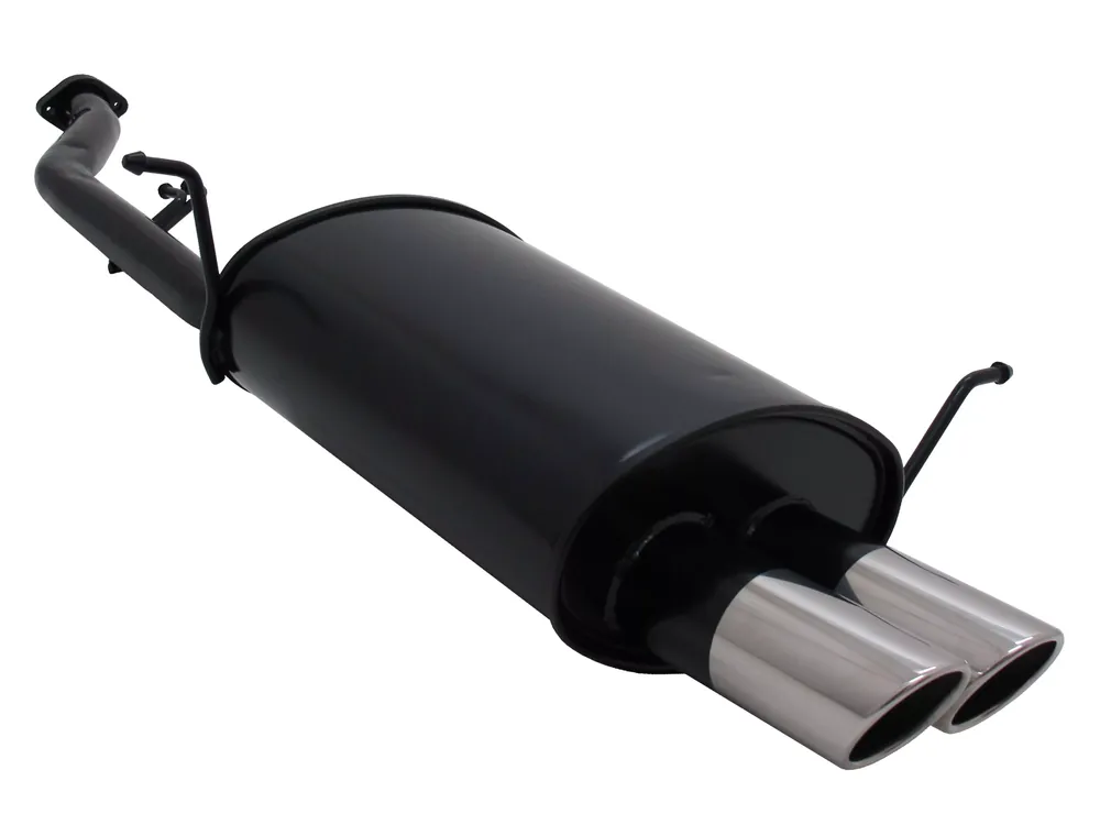 Neuheit Novus Sportauspuff passend für BMW E36 Compact 316i 2x76mm SR-Design