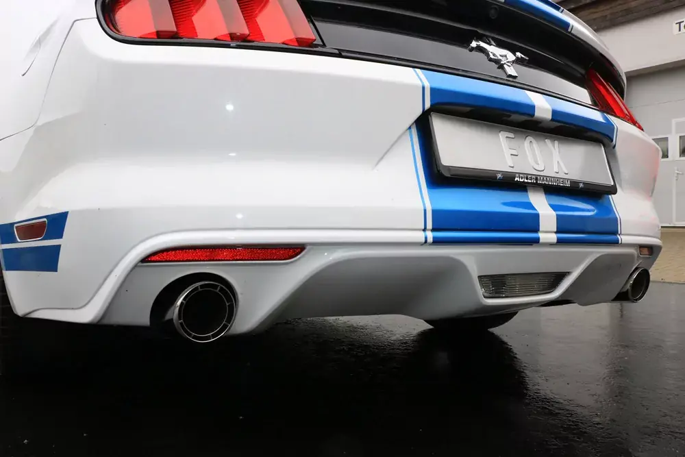 Geprüft FOX Endschalldämpfer passend für Ford Mustang 3.7l/5.0l ab 2014