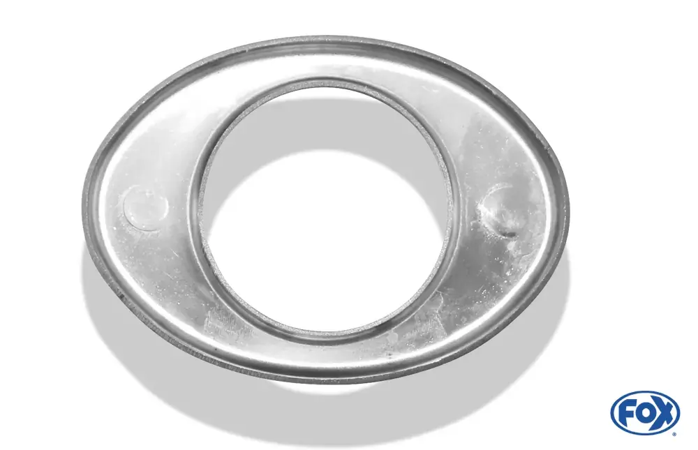 Top-Angebot FOX Deckel aufgestellt für Endrohr oval 106x71mm - Loch 50mm