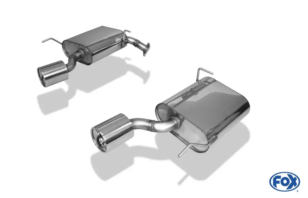 FOX Endschalldämpfer passend für Chevrolet Captiva KLAC – 1x100 Typ 13 rechts/links Nur Heute