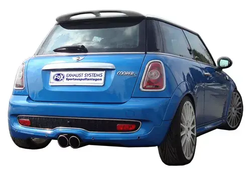 FOX Endschalldämpfer passend für Mini Cooper S R56 - 2x90 mm Knallerangebot
