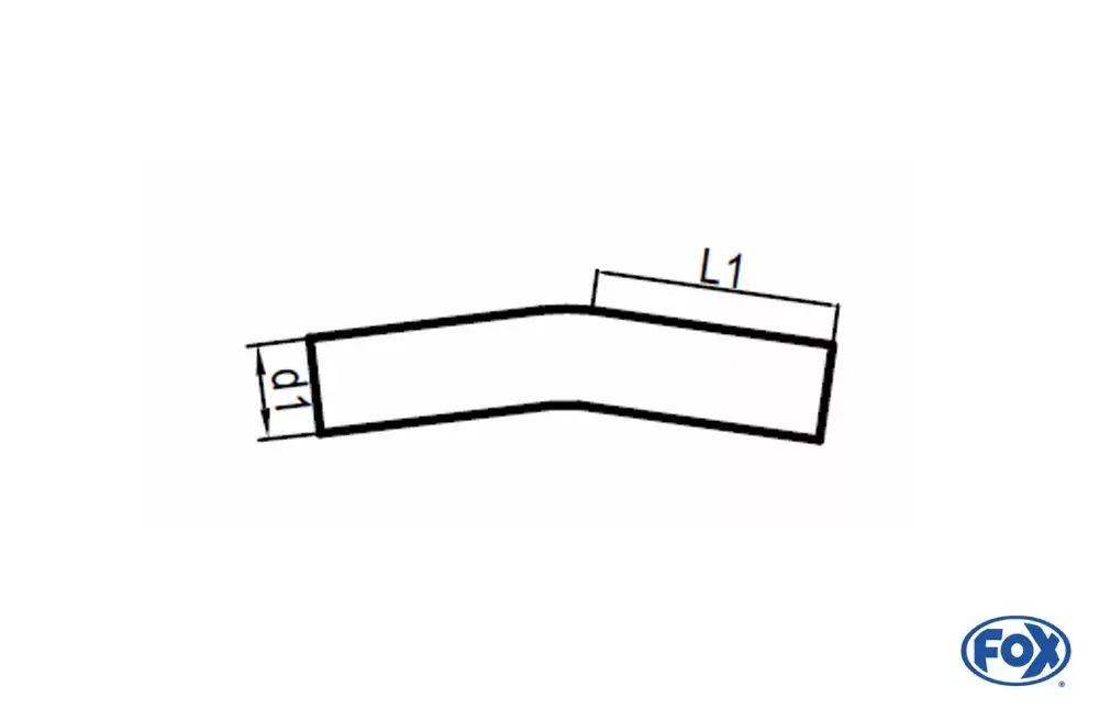 Neu FOX Uni-Rohrbogen 15° aus Edelstahl d1Ø 88,9mm Schenkellänge 240mm Radius 135mm