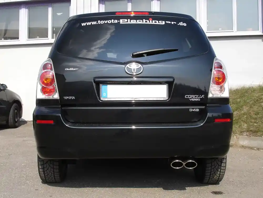 FOX Endschalldämpfer passend für Toyota Corolla Verso Diesel ab 2004 - 2x106x71 Typ 32 Super-Preis