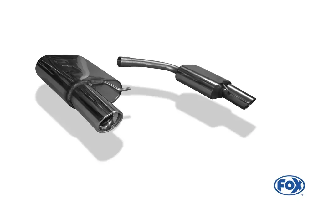 FOX Endschalldämpfer passend für Audi A4 B8/A5 8T, 1x100 Typ 17 rechts/links Nur Heute