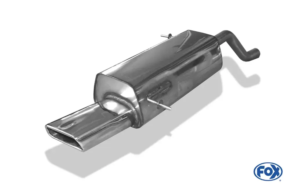 FOX Endschalldämpfer passend für Ford Fiesta VII Sport – 145x65 Typ 59 Highlight